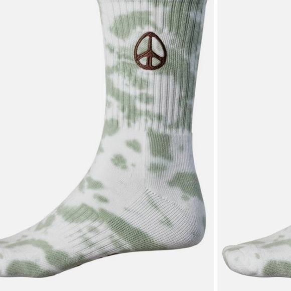 - Free people peaceful peace sign socks parks project new with package - Picture 2 of 3